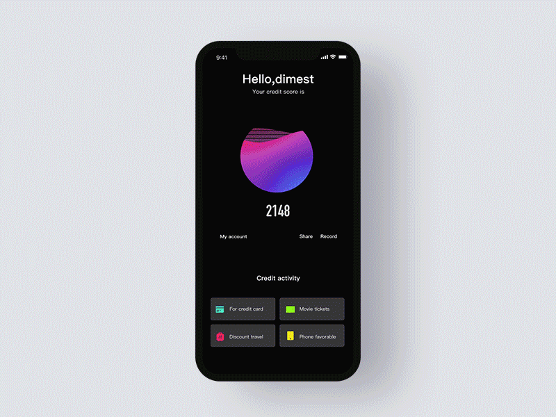 UI by Dimest for Hiwow