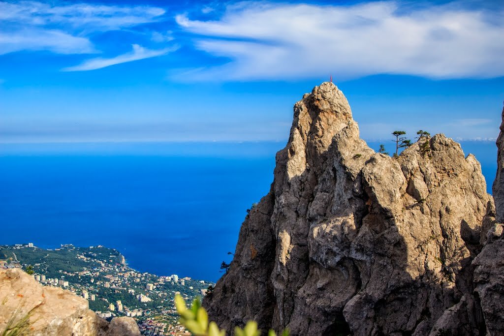 Ай сервис крым. Ай Петри Крым. Ай Петри с моря. Вид с горы ай Петри. Море Крым ай Петри.