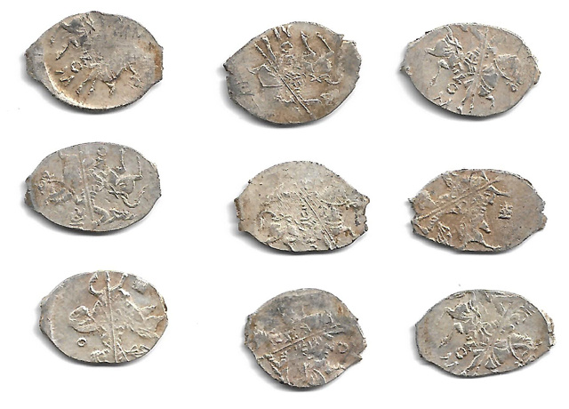 Монеты из клада.