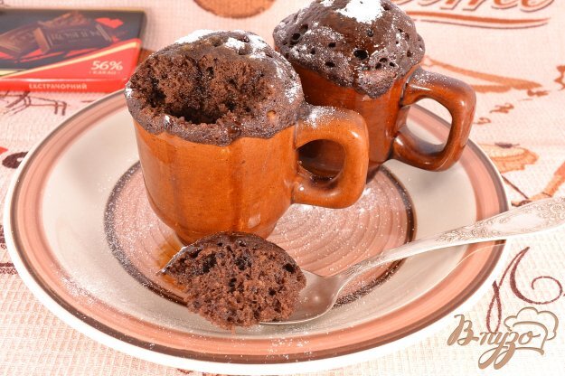 Кекс в микроволновке