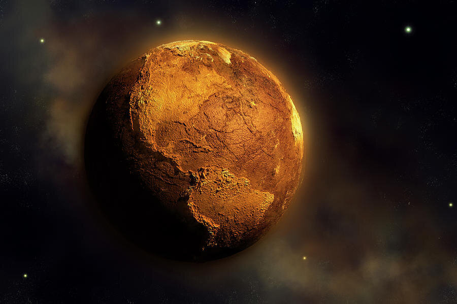 Изображение земли без воды