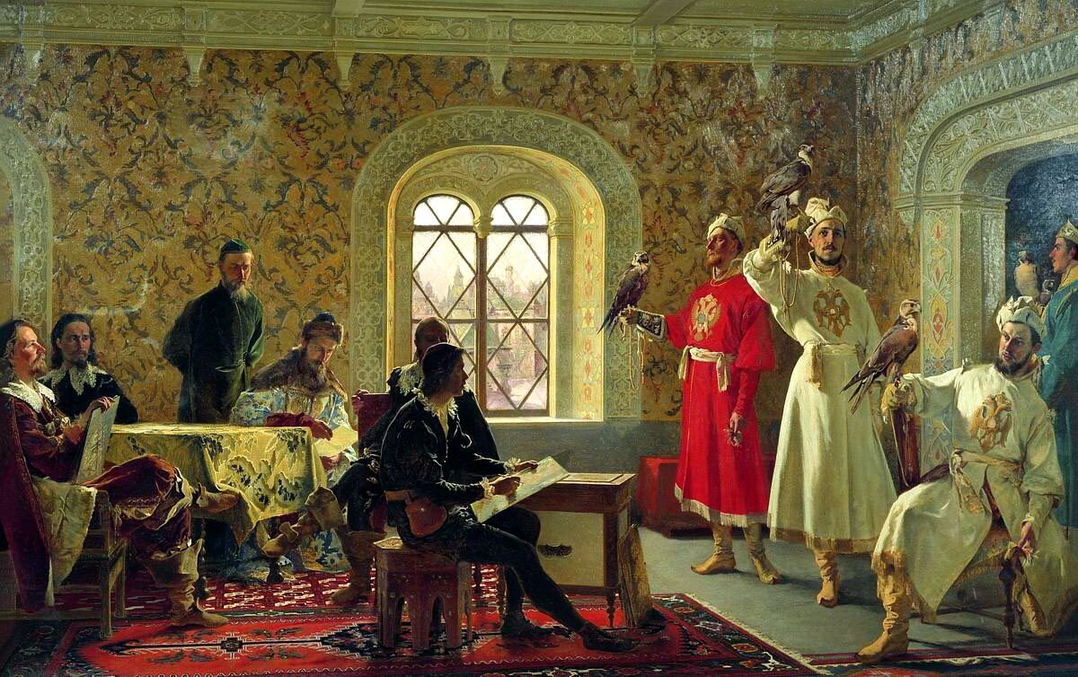 А.Архипов. Соколы царя Алексея Михайловича