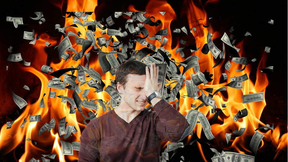 Деньги горят. 