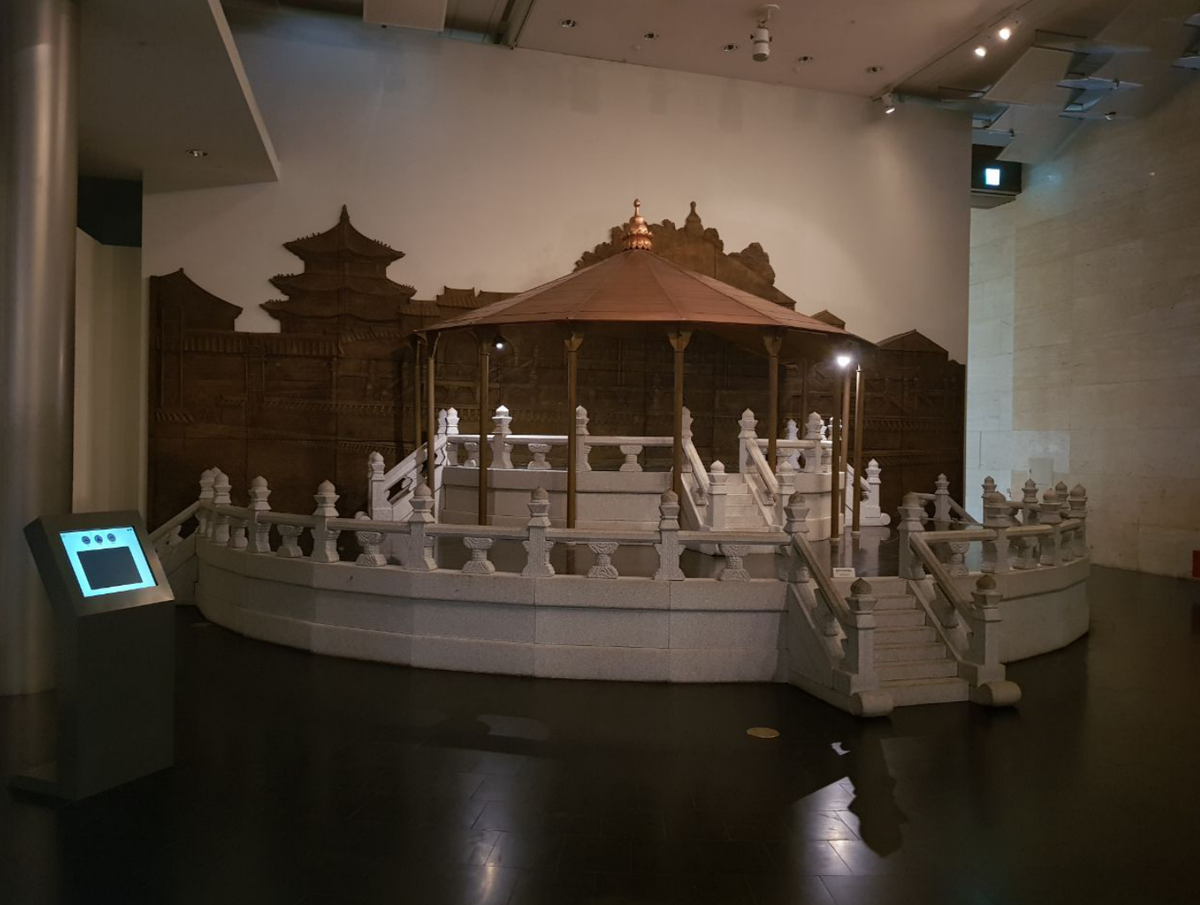 
Большой павильон прямо в музее 