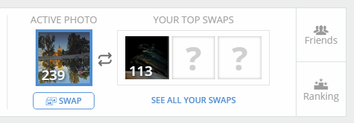 Успешный своп - новая фотография набрала на 126 голосов больше. Не суммарно, а именно в этом конкурсе
