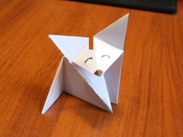 Оригами лиса из бумаги: легкий мастер-класс по складыванию оригами с фото и описанием