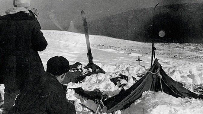 Палатка группы Дятлова.