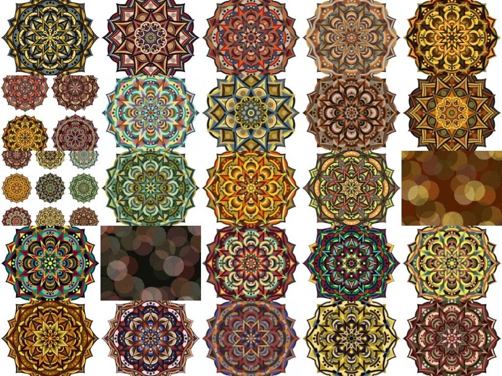 коллаж из иллюстраций автора 