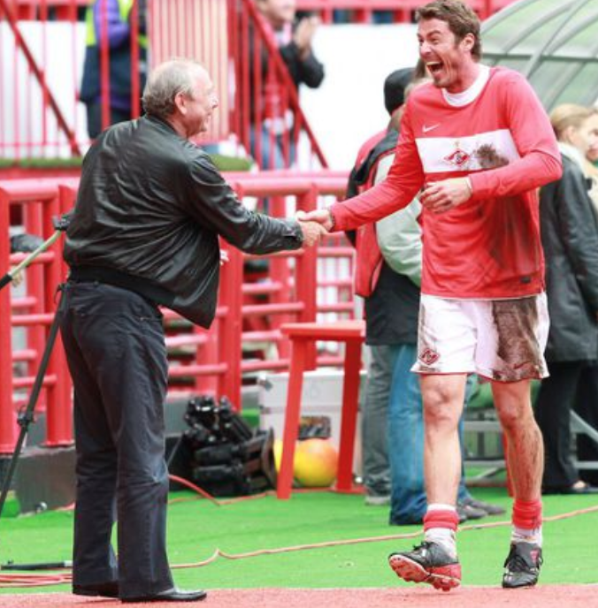 Марат Сафин и Олег Романцев. Фото "СЭ"