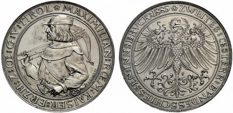 
2 флорина, Максимилиан