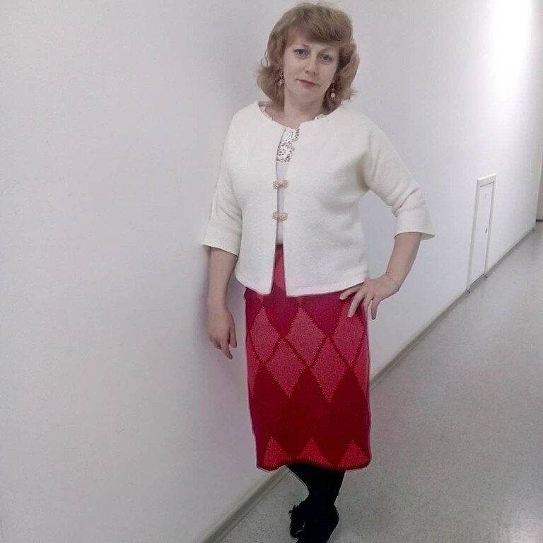 Юбочка "Ромб" из кусочков лодена. Жакет из лодена.