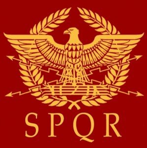 Штандарт Римской Империи. Орёл весьма похож.