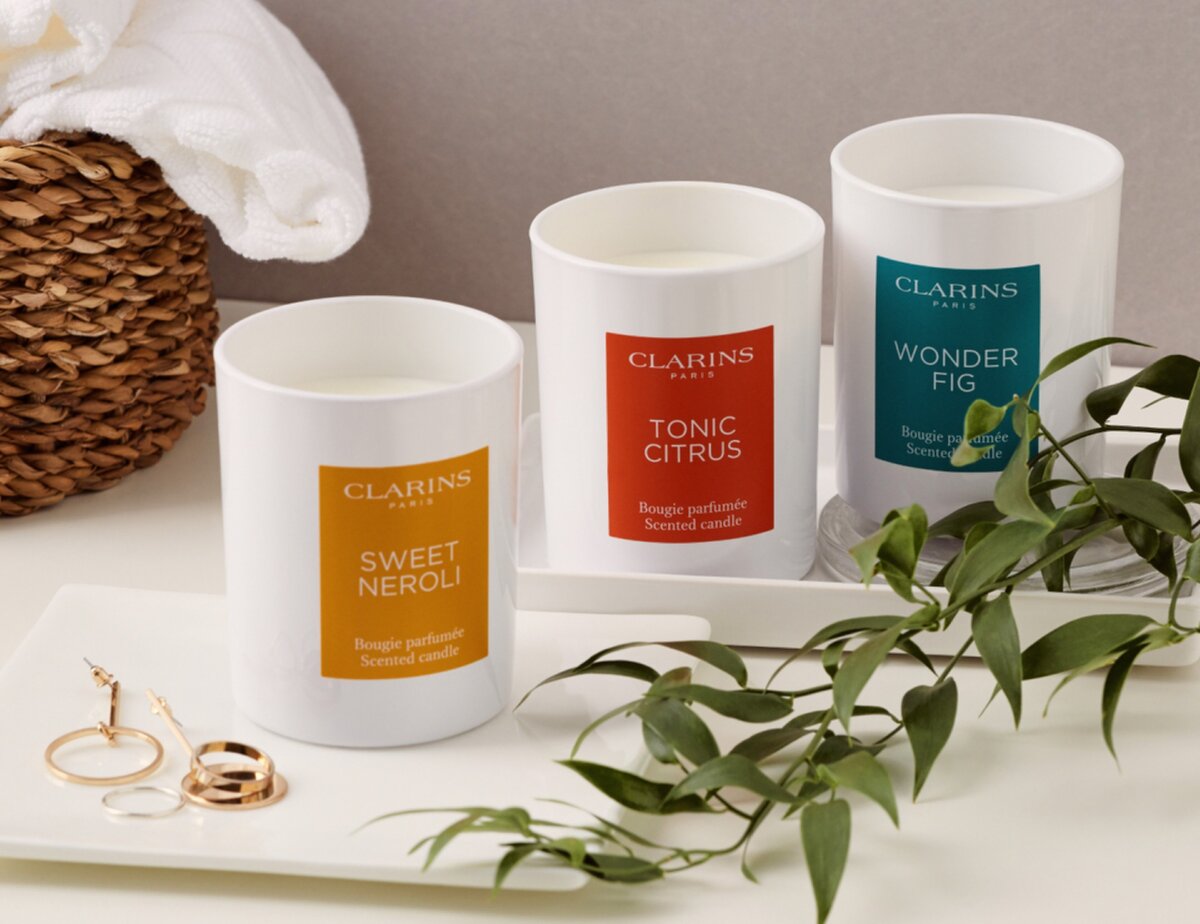 Коллекция свечей с ароматами цитруса, нероли и листьев инжира  