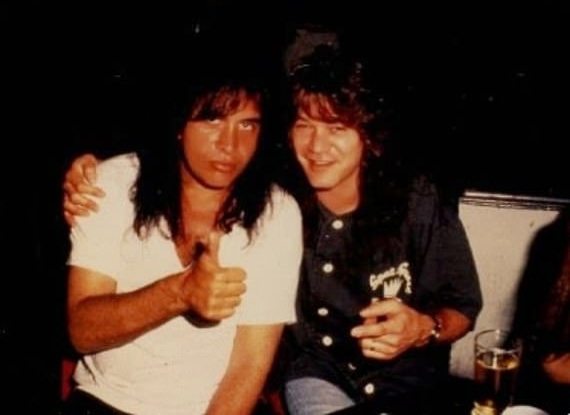 Джин Симмонс и Эдди Ван Хален