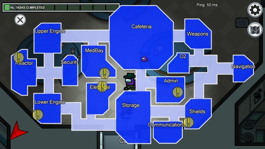 Глобальная карта показывает задания, но немного закрывает обзор – опасно!
