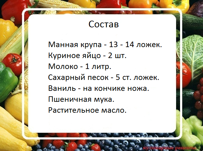 кулинарные рецепты