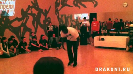 Poppin Pete in Moscow. Popping dance 2012. Judge showcase