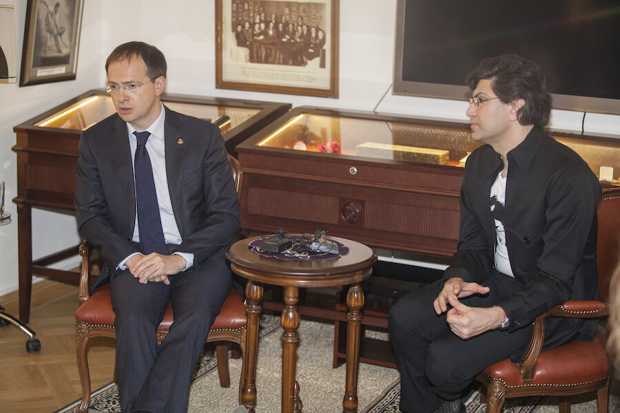 С Владимиром Мединским