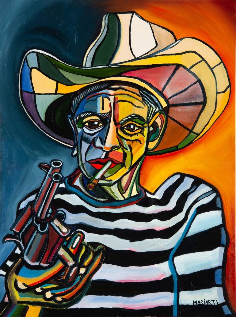 Portrait Pablo Picasso Painting