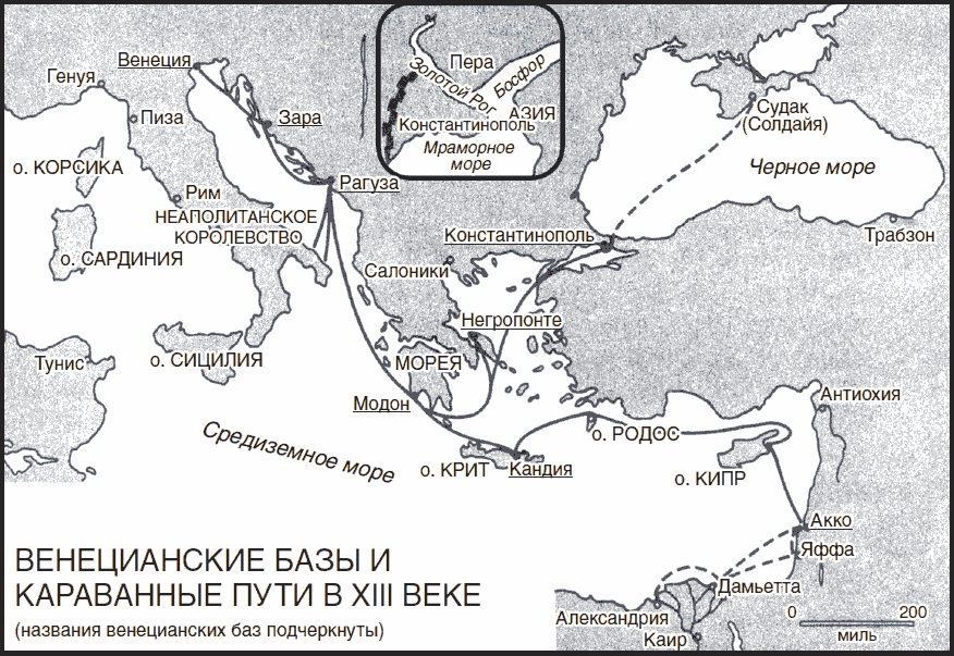 Карта венеции 15 века