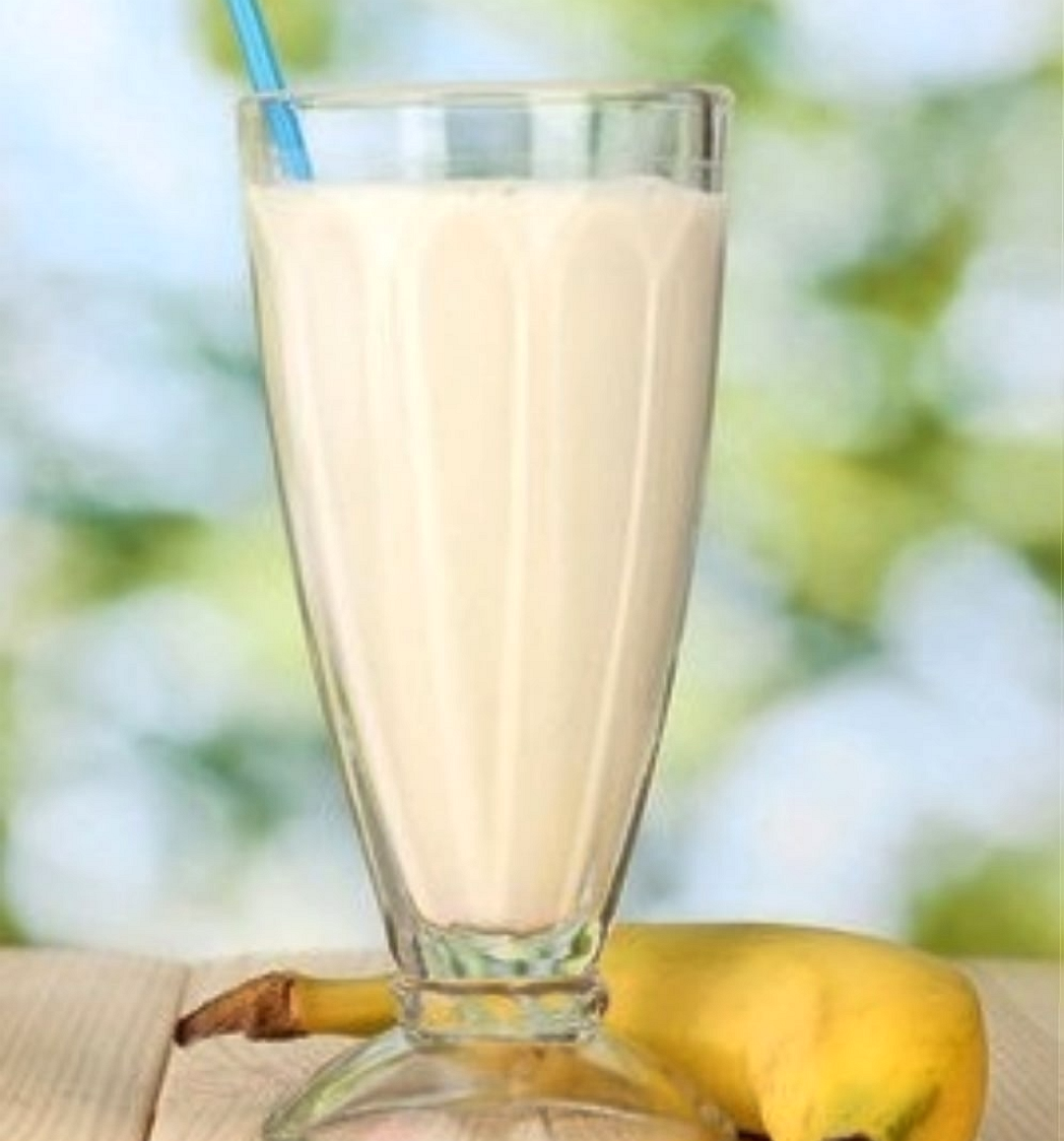 Белковый коктейль с бананом. 