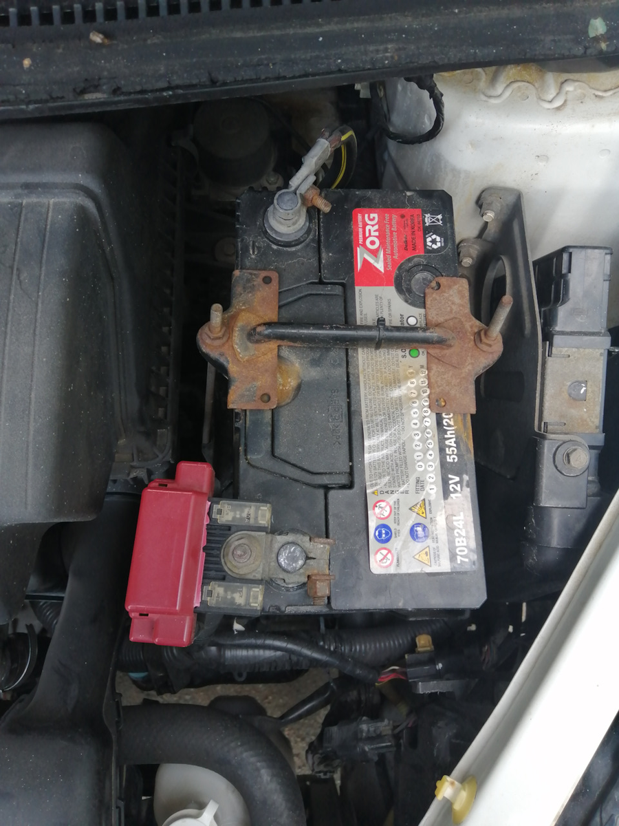 Старый аккумулятор