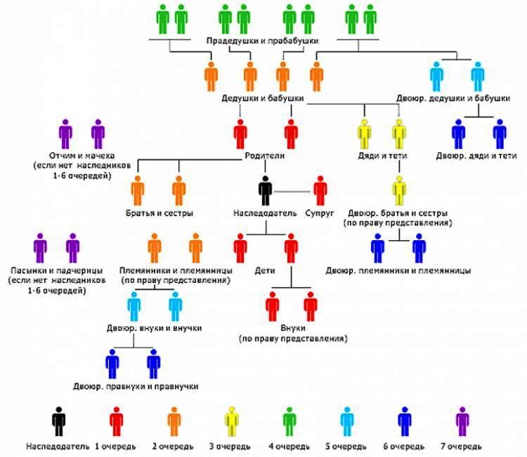 Наследники первой очереди по закону после смерти мужа: кому достанется наследство?