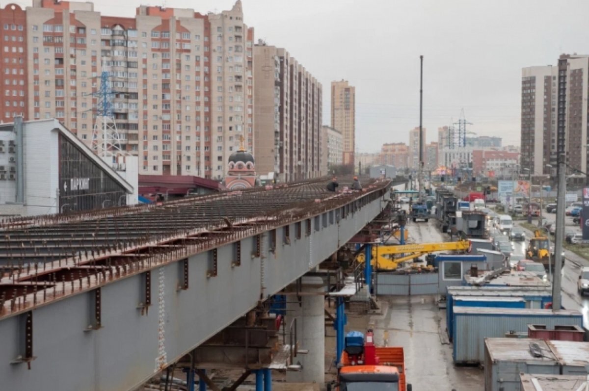 В Петербурге завершили сложнейший этап Московско-Дунайской развязки | АиФ –  Санкт-Петербург | Дзен