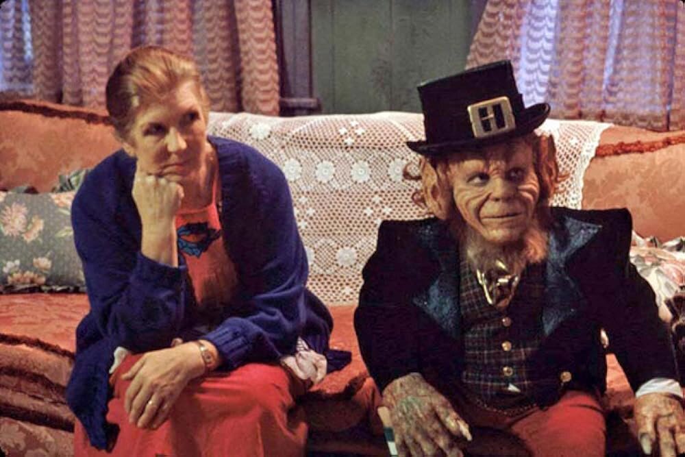 Кадр из фильма "Лепрекон" 1993 года.