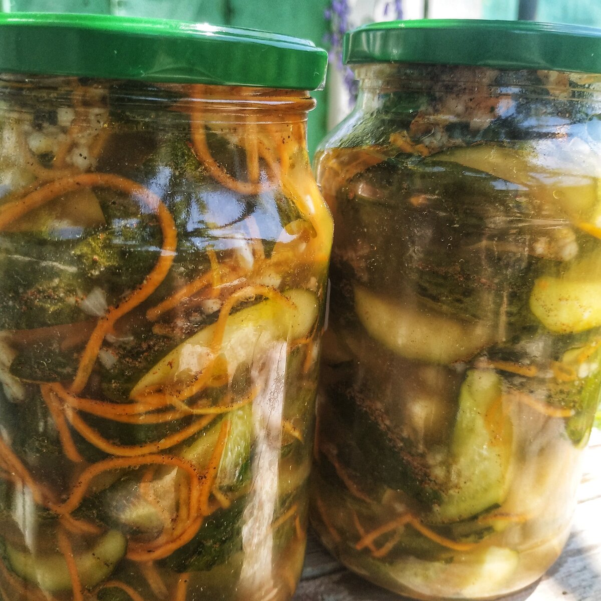 Огурцы по корейски с морковью