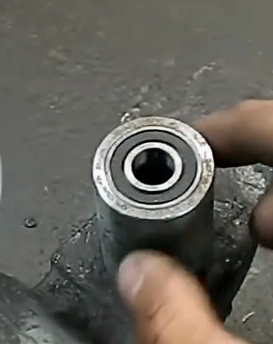 Запрессовка подшипника.