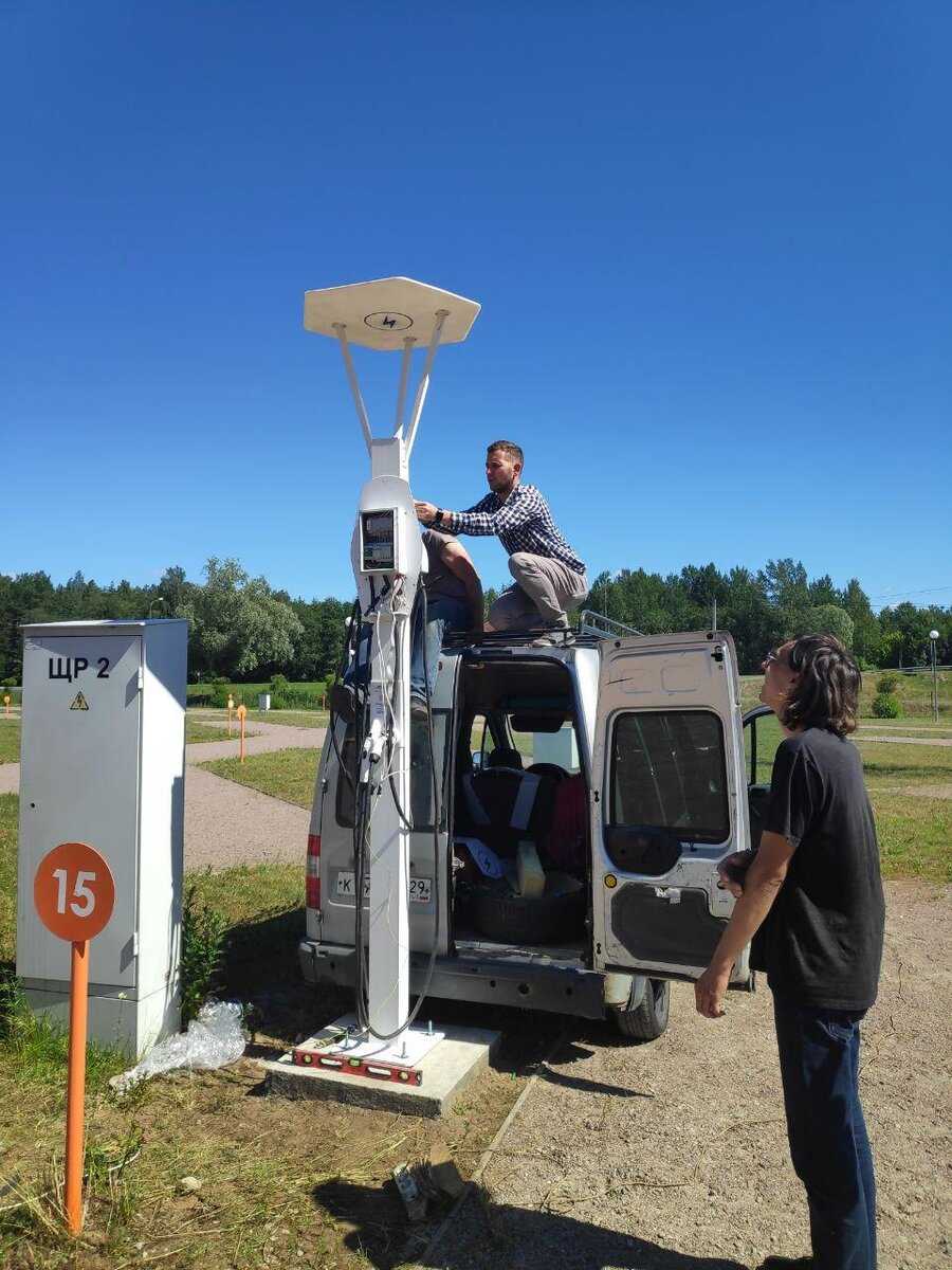 Установка станции