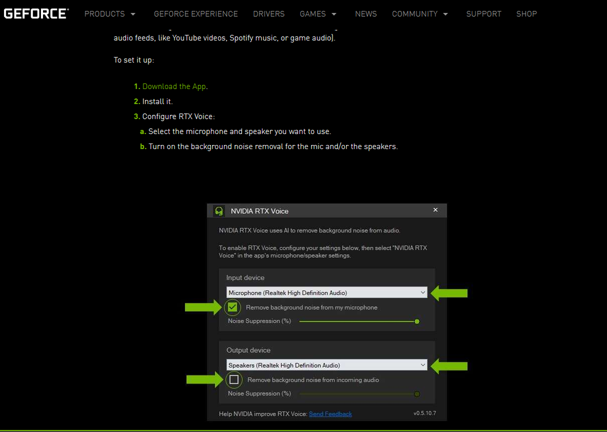 Nvidia voice download