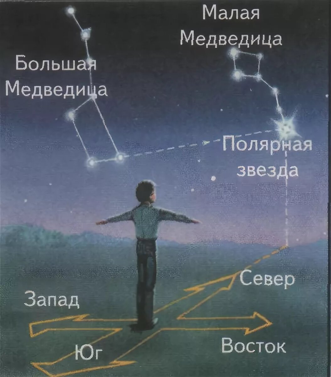 Северная звезда определить. Ориентироваться по звездам. Ориентирование по полярной звезде. Полярная звезда ориентирование. Ориентир по звездам.