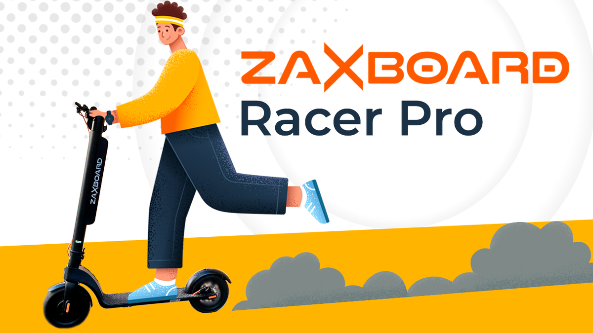 Знакомьтесь — Zaxboard Racer PRO с запасом хода до 30 км