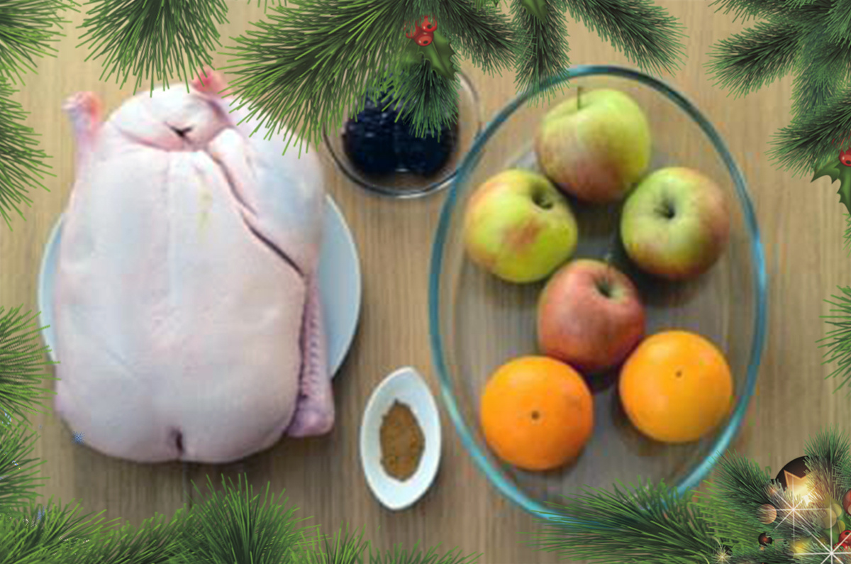 Ингредиенты для приготовления уточки