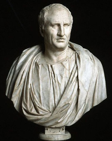 Цицерон. Мрамор. I в. до н. э. Рим, Капитолийские музеи, Новый дворец, Зал философов. Источник фото: http://ancientrome.ru/art/artwork/img.htm?id=862