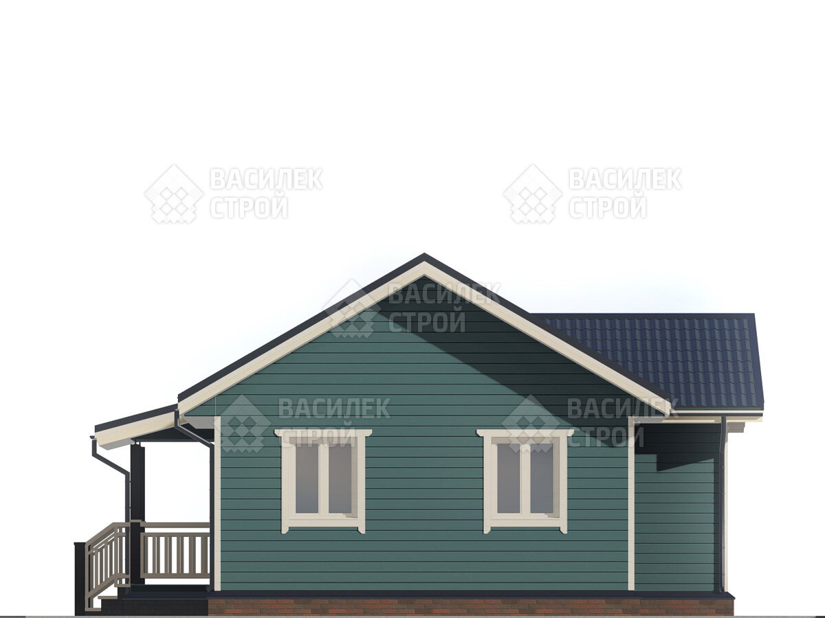 3 проекта каркасных домов ценой до 920 000 рублей.
