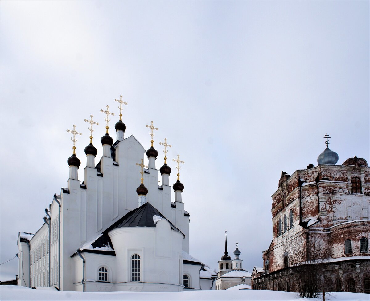 На территории Артемиево-Веркольского монастыря