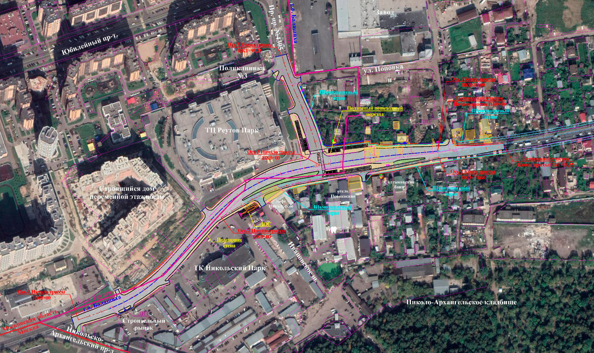 Реконструкция Носовихинского шоссе в Балашихе — показываю схемы на карте |  Владислав Панкратов | Дзен