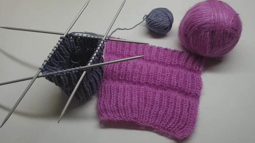 Объемная резинка спицами для вязания шапок, снудов, свитеров | Вязание спицами CozyHands | Дзен