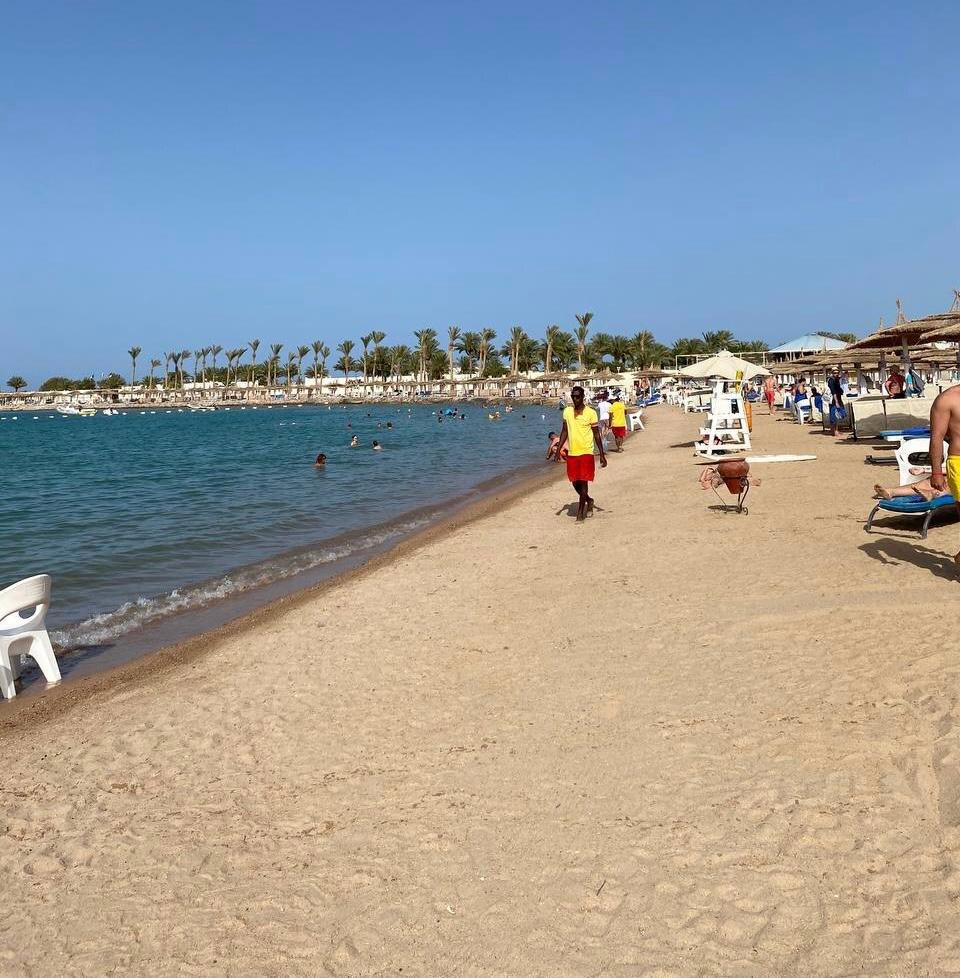 Пляж отеля DANA BEACH 5* Египет, Хургада 