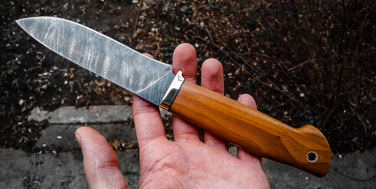 Нож из материалов заказчика, который я когда то сделал