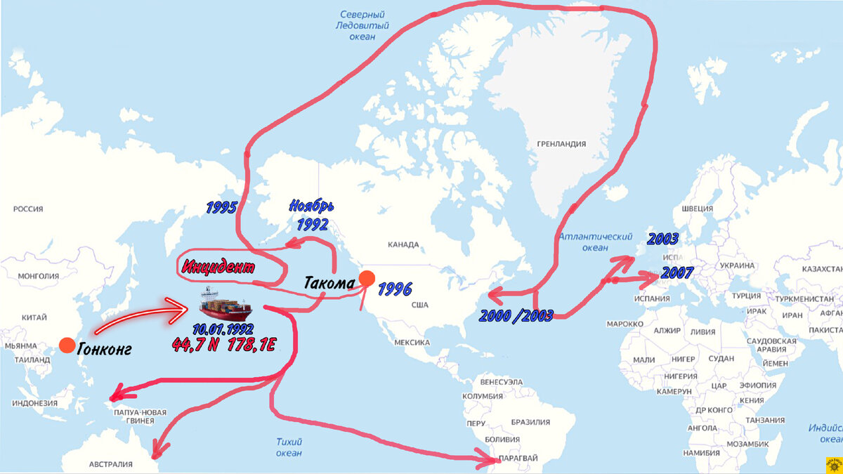 15-ти летний путь знаменитых желтых уточек, творение автора. (скриншот сделан в Яндекс.Картинки)