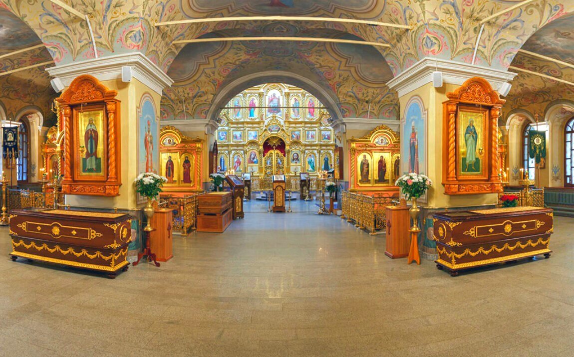 троицкий собор в дивеево внутри