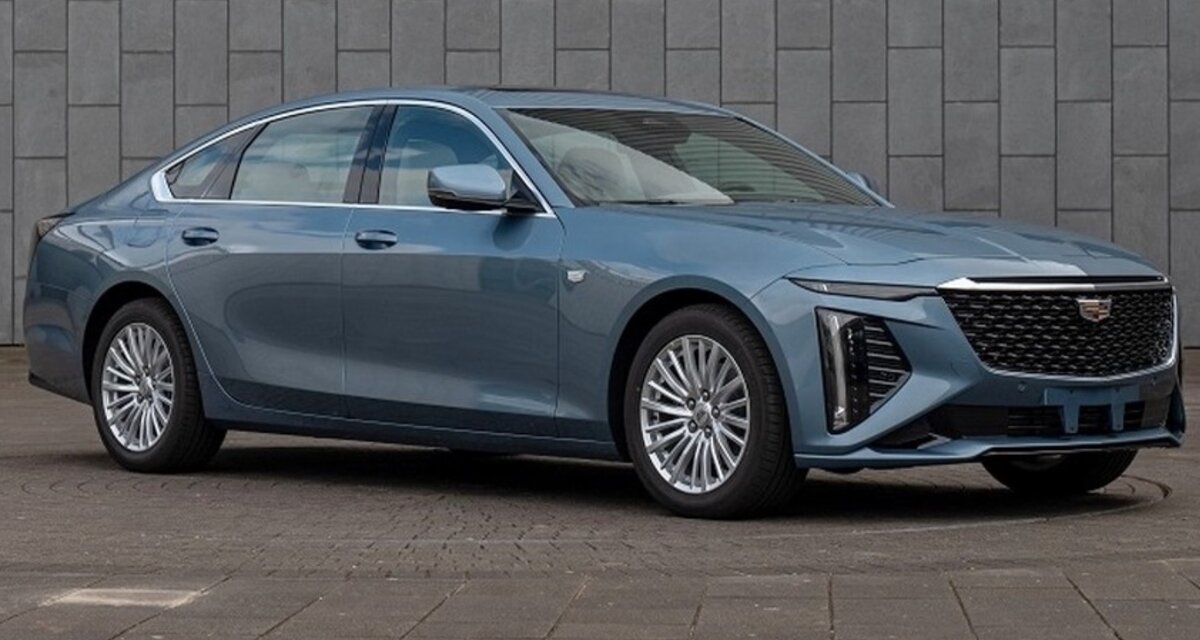 Оформление передней части – упрощенная версия Cadillac Lyriq 