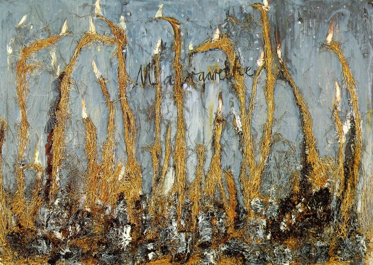 Ансельм Кифер, "Твои золотисты волосы, Маргарита"