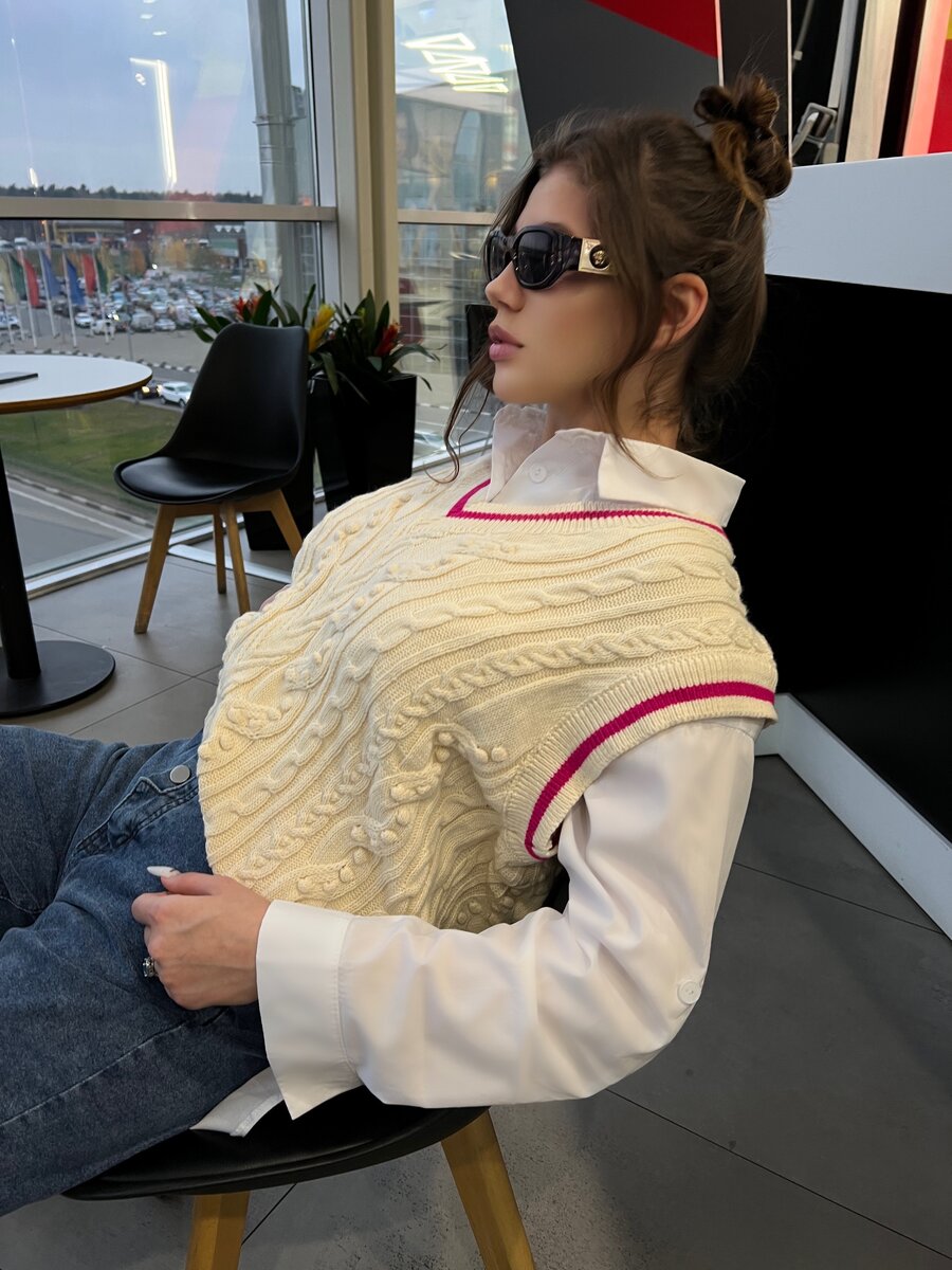 Рубашка с жилетом
