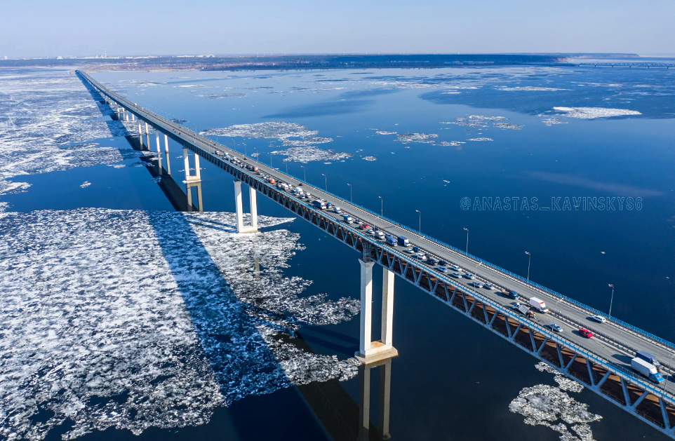 Президентский мост в ульяновске фото