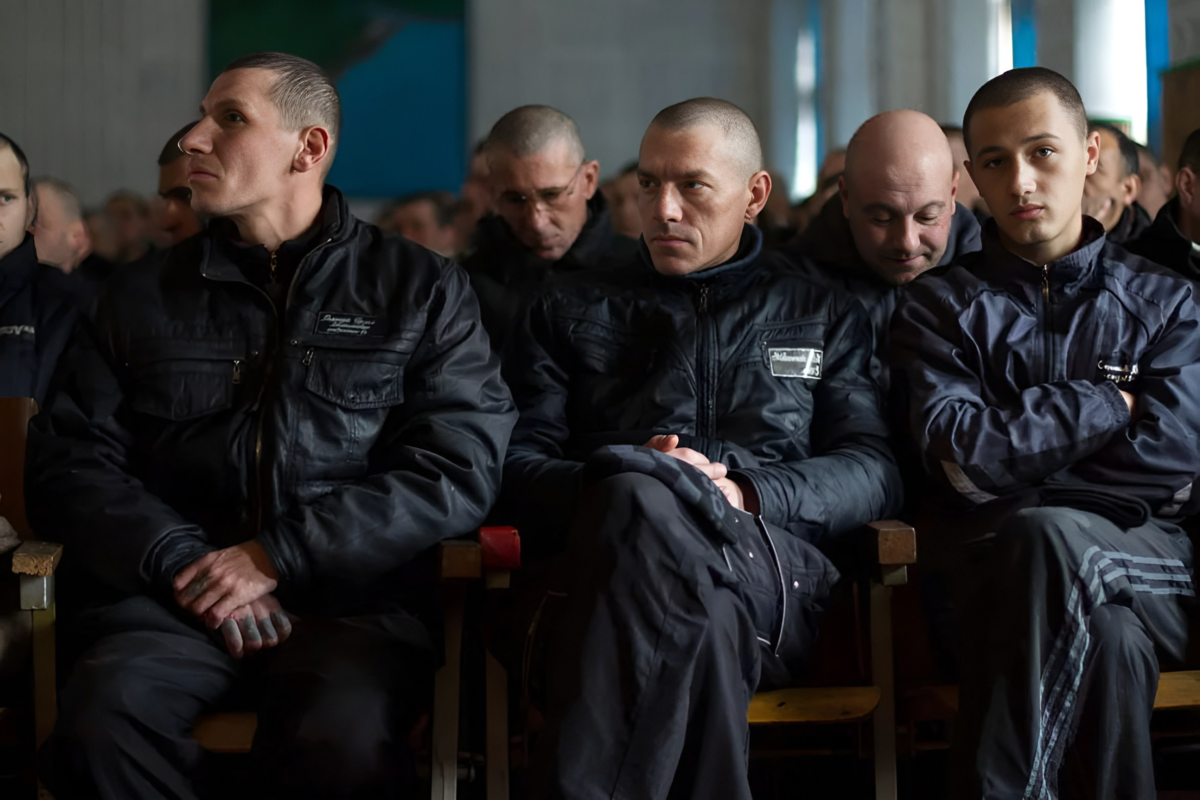 День тюремщика. Заключенные колония. Осужденные зеки.